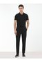 Black Plain Modern Fit Knitted Suit - 4