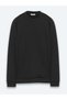 Black Plain Sweatshirt - 6
