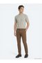 Brown Woven Jogging Fit Casual Cotton Blended Trousers - 3