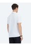White Jacquard Polo Neck T-Shirt - 6