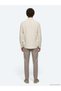 Beige Regular Fit Long Woven Casual Cotton Blend Shirt - 5