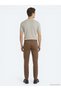 Brown Woven Jogging Fit Casual Cotton Blended Trousers - 5