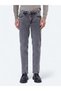 Anthracite Loose Fit Denim Cotton Blended Trousers - 2