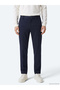 Navy Blue Woven Jogging Fit Casual Cotton Blend Trousers - 5