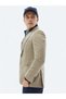 Mink Striped Comfort Fit Wool Blend Jacket - 3
