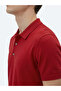 Red Polo Neck Plain Knit Knitwear - 3