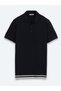 Navy Blue Plain 100% Cotton T-Shirt - 6