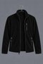 Men's Zippered Daily Premium Comfortable Black Fleece - 3