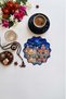 Ramadan Themed Palace Night Patterned Embroidery Edge Cocktail Napkin 1 Piece