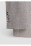 Beige Plain Regular Fit 100% Cashmere Jacket - 7