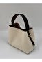 Women's Aden Model Canvas Knitted Handle Detailed Hand & Crossbody Bag - 4