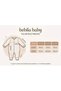 Baby Girl Lace Mevlütluk Romper with Bandana Newborn Hospital Release Evening Dress Mevlitlik - 5