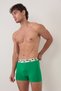 Cotton Lycra Flexible Fabric Printed Colorful Patterned Set of 3 Men's Boxers - 3