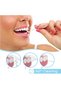 100pcs Disposable Plastic Material Dental Floss Dental Toothpick Sticks For Hotel Travel Family Toot - 2
