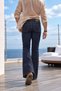 L&M Men's Bootcut Spanish Leg Lycra Jean Jeans Special Design Lm05-Navy Blue - 8