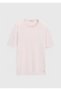 Pink Crew Neck Plain Knitted Knitwear - 6