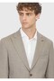 Mink Patterned Zeroweight Slim Fit Wool Blend Suit - 3