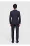 Navy Blue Striped Zeroweight Slim Fit 100% Wool Suit - 6