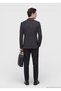 Black Relaxed Fit 100% Linen Jacket - 4