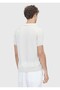 Ecru Polo Collar Plain Knit Cotton Blend Knitwear - 4