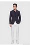 Navy Blue Zeroweight Slim Fit Wool Blend Jacket - 2