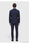Navy Blue Plain Regular Fit 100% Cashmere Jacket - 6