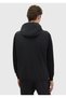 Black Regular Fit Hooded Woven Sports Vest - 6