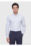 Blue Striped Regular Fit Long Woven Classic 100% Cotton Shirt