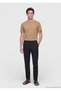 Olive Green Plain Crew Neck 100% Cotton T-Shirt - 4