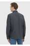 Anthracite Casual Fit Long Woven Casual 100% Cotton Shirt - 5