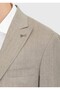 Mink Patterned Zeroweight Slim Fit Wool Blend Suit - 4