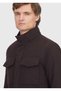 Burgundy Regular Fit Micro Gel Fiber Sports Jacket - 3