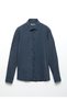 Navy Blue Printed Casual Fit Long Casual Shirt - 7