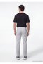 Gray Plain Woven Jogging Fit Casual Cotton Blended Trousers - 4