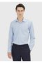 Blue Regular Fit Long Woven Classic 100% Cotton Shirt