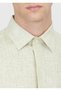 Light Green Casual Fit Long Woven Casual 100% Linen Shirt - 4