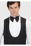 Black Plain Classic Vest - 3