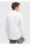 White Plain Regular Fit Long Woven Classic 100% Cotton Shirt - 6