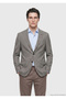 Mink Regular Fit Silk Blend Jacket - 4