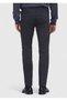 Anthracite Plain Knitted Slim Fit Casual Cotton Blend Trousers - 5