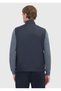 Anthracite Regular Fit High Collar Woven Sports Vest - 5