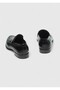 Black Leather Classic Loafer - 5