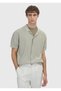 Beige Rice Knit Silk Blend Cardigan
