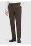 Khaki Straight Woven Jogging Fit Casual Cotton Blended Pants - 2