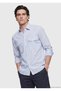 Blue Striped Regular Fit Long Woven Casual Shirt - 3