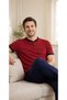 Men's Short Sleeve Pajama Set – Modern Design Comfortable Home Wear Set 18-86 - 3