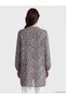 Vizyon New Season Gray Judge Collar Patterned Women's Shirt Tunic - 4