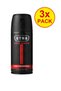 3x ΣΥΣΚΕΥΑΣΙΑ DEO SPRAY RED CODE MEN, 150ML C R19