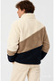 Reggie Bone Color Curly Fleece Standard Fit Men's Jacket - 3