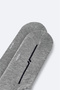 Men's Gray Bamboo Blend Sneaker Socks B008512 - 2